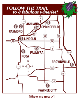 Southeast Winery Trail Map